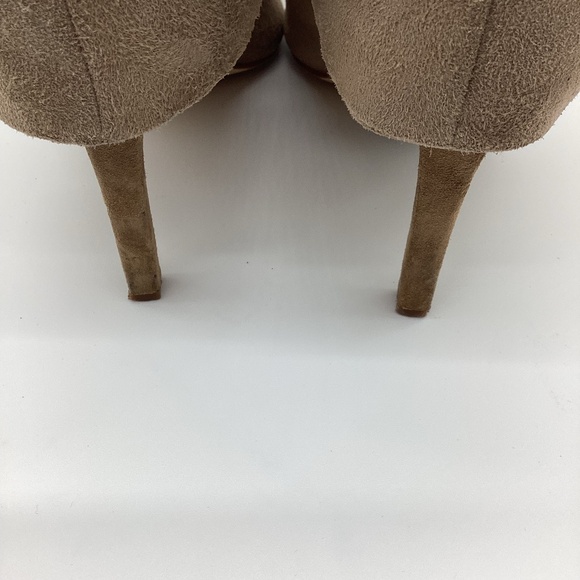 1841.Calvin Klein Taupe Wedge Booties Size 9 VGUC - Picture 4 of 5